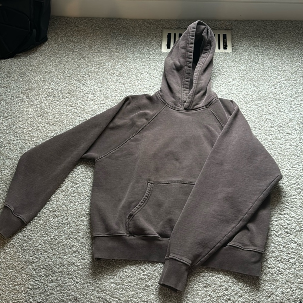 TNA Aritzia Washed brown hoodie